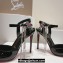 Christian Louboutin Heel 10.5cm Goldina Rain Pumps Patent Black 2024