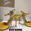 Christian Louboutin Heel 10.5cm Goldina Rain Pumps Patent Gold 2024