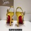Christian Louboutin Heel 10.5cm Goldina Rain Pumps Patent Gold 2024