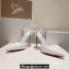 Christian Louboutin Heel 10.5cm Goldina Rain Pumps Patent White 2024