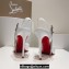 Christian Louboutin Heel 10.5cm Goldina Rain Pumps Patent White 2024