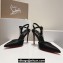 Christian Louboutin Heel 10.5cm Goldina Rain Pumps Satin Black 2024