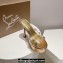 Christian Louboutin Heel 12cm PVC Degraqueen Alta Embellished Platform Mules Gold 2024