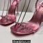 Christian Louboutin Heel 10.5cm Leather So Me Sandals Metallic Pink 2024