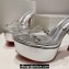 Christian Louboutin Heel 12cm PVC Degraqueen Alta Embellished Platform Mules Silver 2024