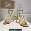Christian Louboutin Heel 8.5cm Leather Mascasandal Sandals Patent Nude 2024