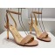 Christian Louboutin Heel 8.5cm Leather Mascasandal Sandals Patent Nude 2024