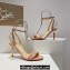 Christian Louboutin Heel 8.5cm Leather Mascasandal Sandals Patent Nude 2024