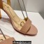 Christian Louboutin Heel 8.5cm Leather Mascasandal Sandals Patent Nude 2024