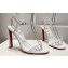 Christian Louboutin Heel 9.5cm Leather Condora Sandals White 2024