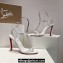 Christian Louboutin Heel 9.5cm Leather Condora Sandals White 2024