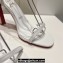 Christian Louboutin Heel 9.5cm Leather Condora Sandals White 2024