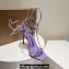 Christian Louboutin Heel 10.5cm Leather So Me Sandals Patent Lilac 2024