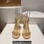 Christian Louboutin Heel 9.5cm Leather Condora Sandals Beige 2024