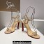 Christian Louboutin Heel 9.5cm Leather Condora Sandals Beige 2024