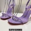 Christian Louboutin Heel 10.5cm Leather So Me Sandals Patent Lilac 2024