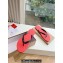 Christian Louboutin PVC Men's Loubi Flip Thong Sandals Black/Red