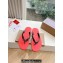Christian Louboutin PVC Men's Loubi Flip Thong Sandals Black/Red