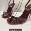 Christian Louboutin Heel 10.5cm Leather So Me Sandals Patent Coffee 2024