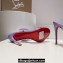 Christian Louboutin Heel 10.5cm Leather and PVC Spike Only Mules Lilac 2024
