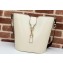 Gucci Medium bucket shoulder bag 782904 leather White 2024