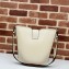 Gucci Medium bucket shoulder bag 782904 leather White 2024