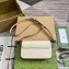 Gucci GG super mini shoulder bag 772794 leather White 2024