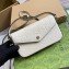 Gucci GG super mini shoulder bag 772794 leather White 2024