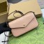 Gucci GG super mini shoulder bag 772794 leather Rose Beige 2024