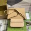 Gucci GG super mini shoulder bag 772794 leather Beige 2024