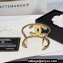 Chanel Metal & Resin Cuff Bracelet ABD158 White 2024