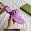 Gucci Women's thong sandals with Horsebit 780306 Lilac 2024