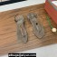 Loro Piana Leather Mindil Sandals Gray 2024