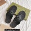 Gucci Women's thong sandals with Horsebit 780306 Black 2024