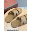 Loro Piana Calfskin Naha Men's Sandals Apricot 2024