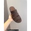 Loro Piana Calfskin Naha Men's Sandals Coffee 2024