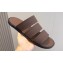 Loro Piana Calfskin Naha Men's Sandals Coffee 2024