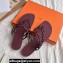 Cheap Sale Hermes TPU Island Sandals Burgundy 2024