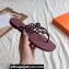 Cheap Sale Hermes TPU Island Sandals Burgundy 2024