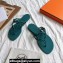 Cheap Sale Hermes TPU Island Sandals Green 2024