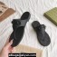 Gucci Women's thong sandals with Horsebit 780306 Black 2024