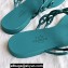 Cheap Sale Hermes TPU Island Sandals Green 2024