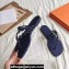 Cheap Sale Hermes TPU Island Sandals violet iris 2024