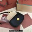 Loro Piana Mini Ghiera bag in Smooth Calfskin Black 2024