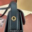 Loro Piana Mini Ghiera bag in Smooth Calfskin Dark Blue 2024