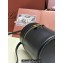 Loro Piana Extra Case Medium Bag in Smooth Calfskin Black 2024