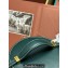 Loro Piana Extra Case Medium Bag in Smooth Calfskin Dark Green 2024