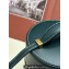 Loro Piana Extra Case Medium Bag in Smooth Calfskin Dark Green 2024