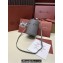 Loro Piana Extra Case Medium Bag in Grained Calfskin Gray 2024