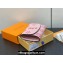 Louis Vuitton Monogram Empreinte leather Emilie Wallet M60688 Pink 2024